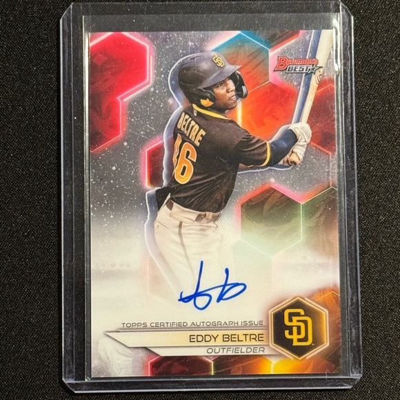 2023 Bowman’s Best - Eddy Beltre Auto - Picture 1 of 2